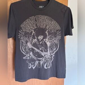 Old Navy Brown Music Graphic Tee